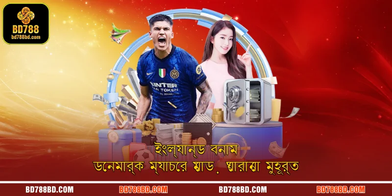 ইংল্যান্ড বনাম ডেনমার্ক - শক্তির প্রমাণ দিল থ্রি লায়ন্স