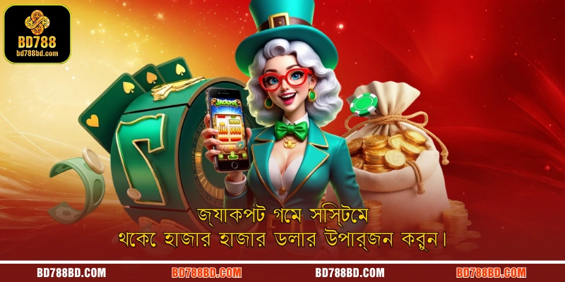 জ্যাকপট গেম সিস্টেম থেকে হাজার হাজার ডলার উপার্জন করুন।