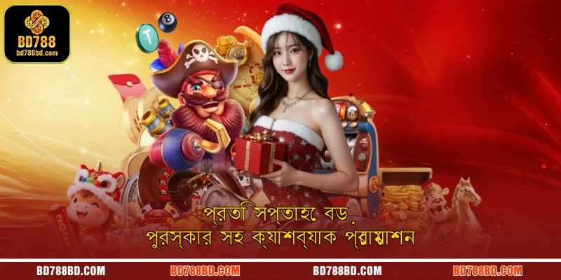 প্রতি সপ্তাহে বড় পুরস্কার সহ ক্যাশব্যাক প্রোমোশন