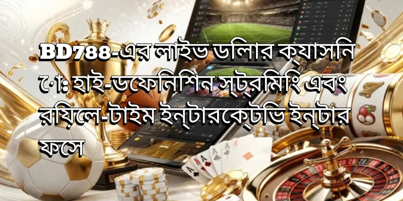BD788 লাইভ ডিলার ক্যাসিনোর হাই-ডেফিনিশন স্ট্রিমিং এবং রিয়েল-টাইম ইন্টারেক্টিভ ইন্টারফেস