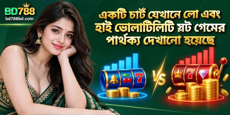 স্লট গেমের লো এবং হাই ভোলাটিলিটির মধ্যে পার্থক্য এবং বাজেট অনুযায়ী সঠিক গেম নির্বাচনের গাইডলাইন।